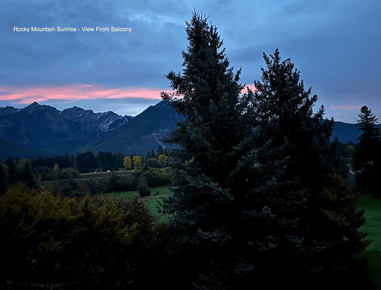 Views from the Fairmont Hot Springs Oasis, a Scandinavian-themed BC Vacation Rental hosted by Aisling Baile Property Management.