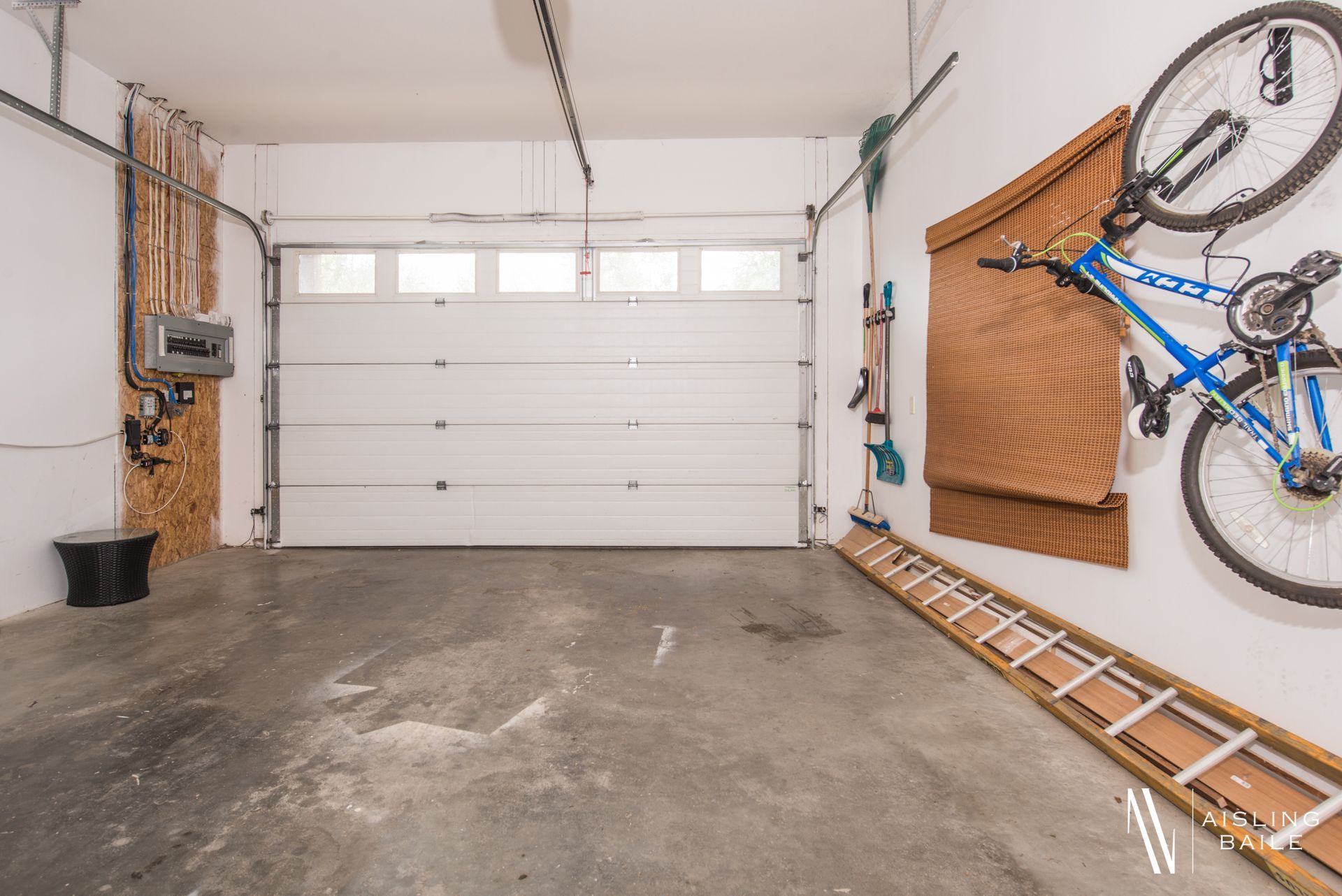 Double garage of the Central Elegance, an Invermere BC Vacation Rental hosted by Aisling Baile Property Management.