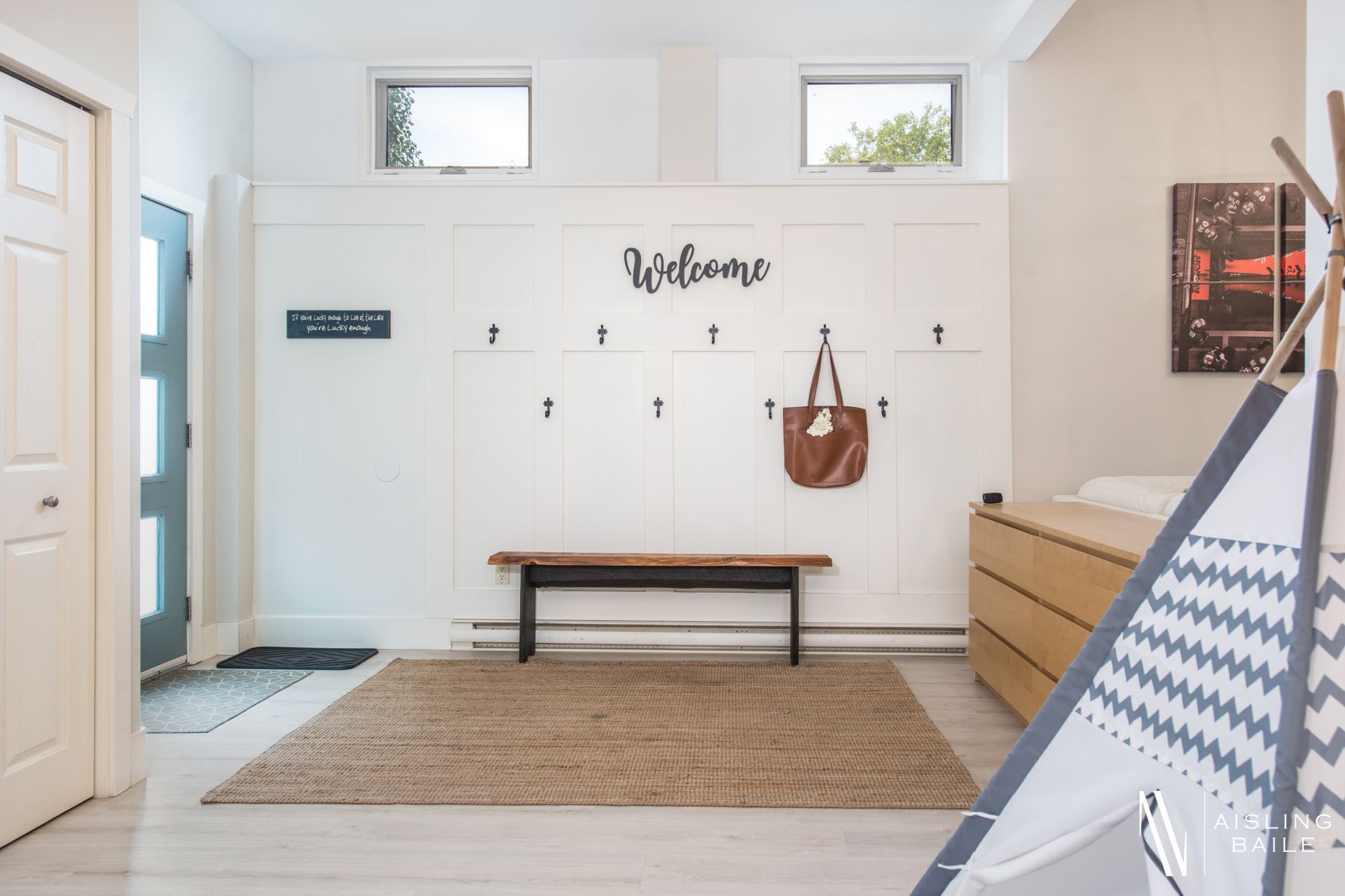 Entrance of the Central Elegance, an Invermere BC Vacation Rental hosted by Aisling Baile Property Management.