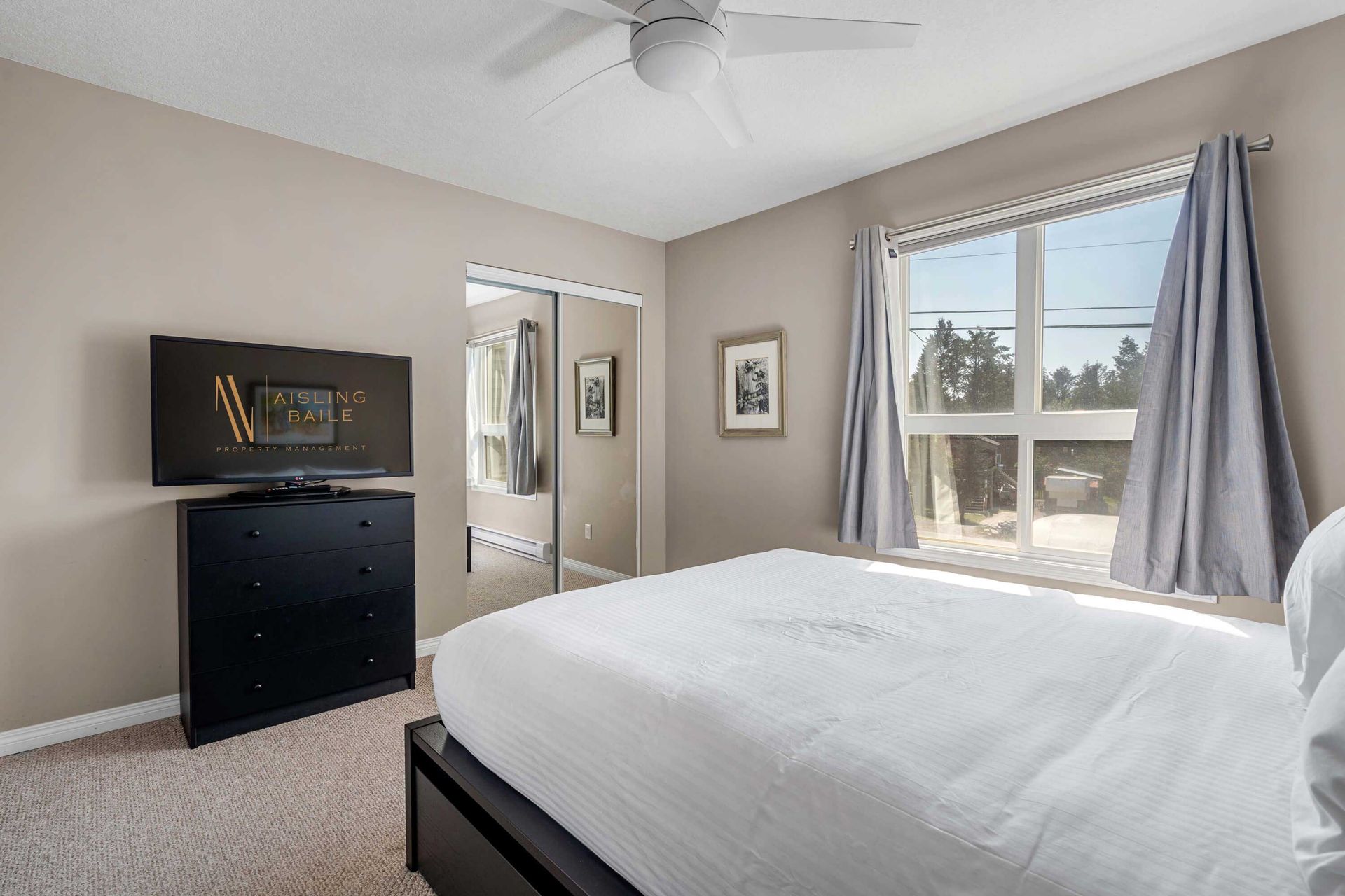 Second bedroom of Forsters Peak, a Radium Hot Springs BC Vacation Rental hosted by Aisling Baile Property Management.