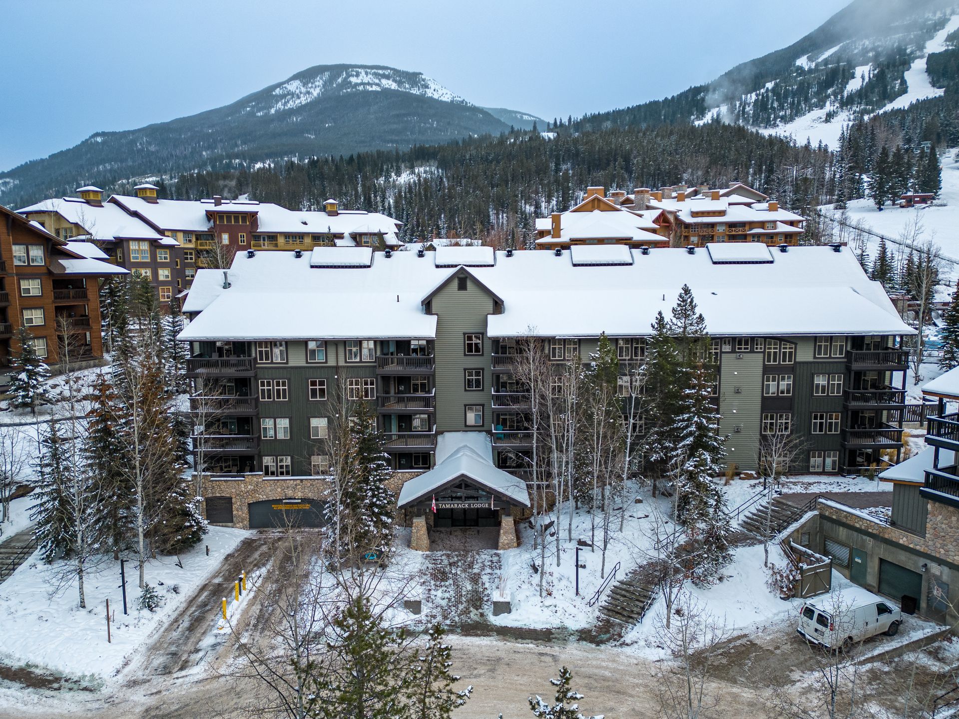 Exterior of 305 Tamarack, a Panorama Mountain Resort BC Vacation Rental hosted by Aisling Baile Property Management.