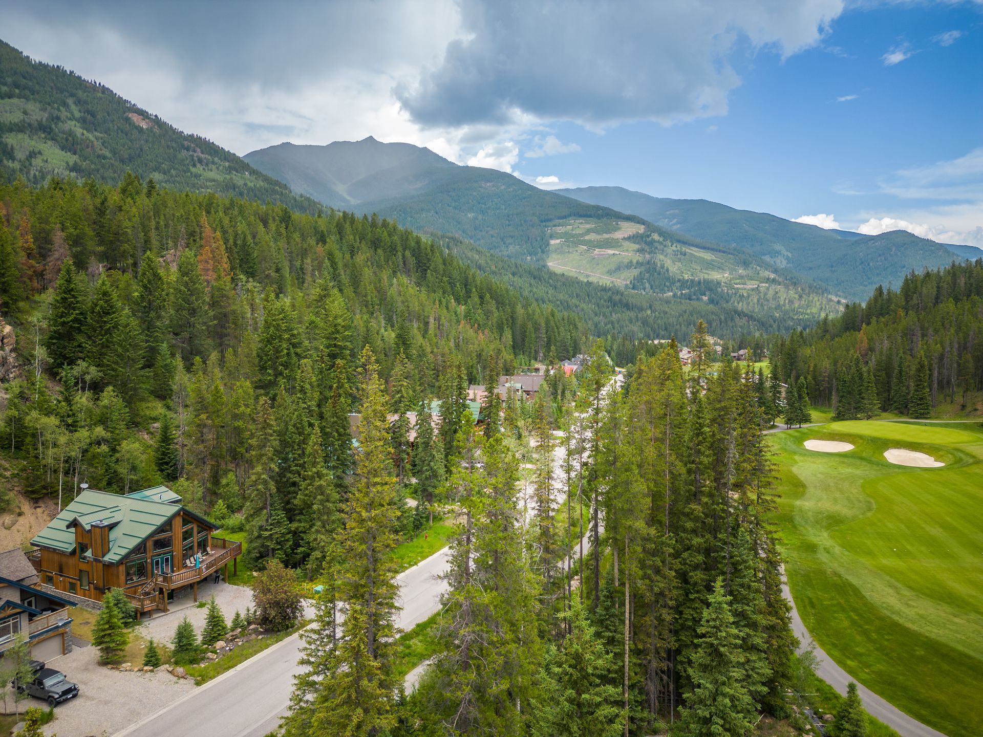 Walking distance to the Greywolf Golf Course from the Greywolf Lodge,  a golf course BC vacation rental hosted by Aisling Baile Property Management.