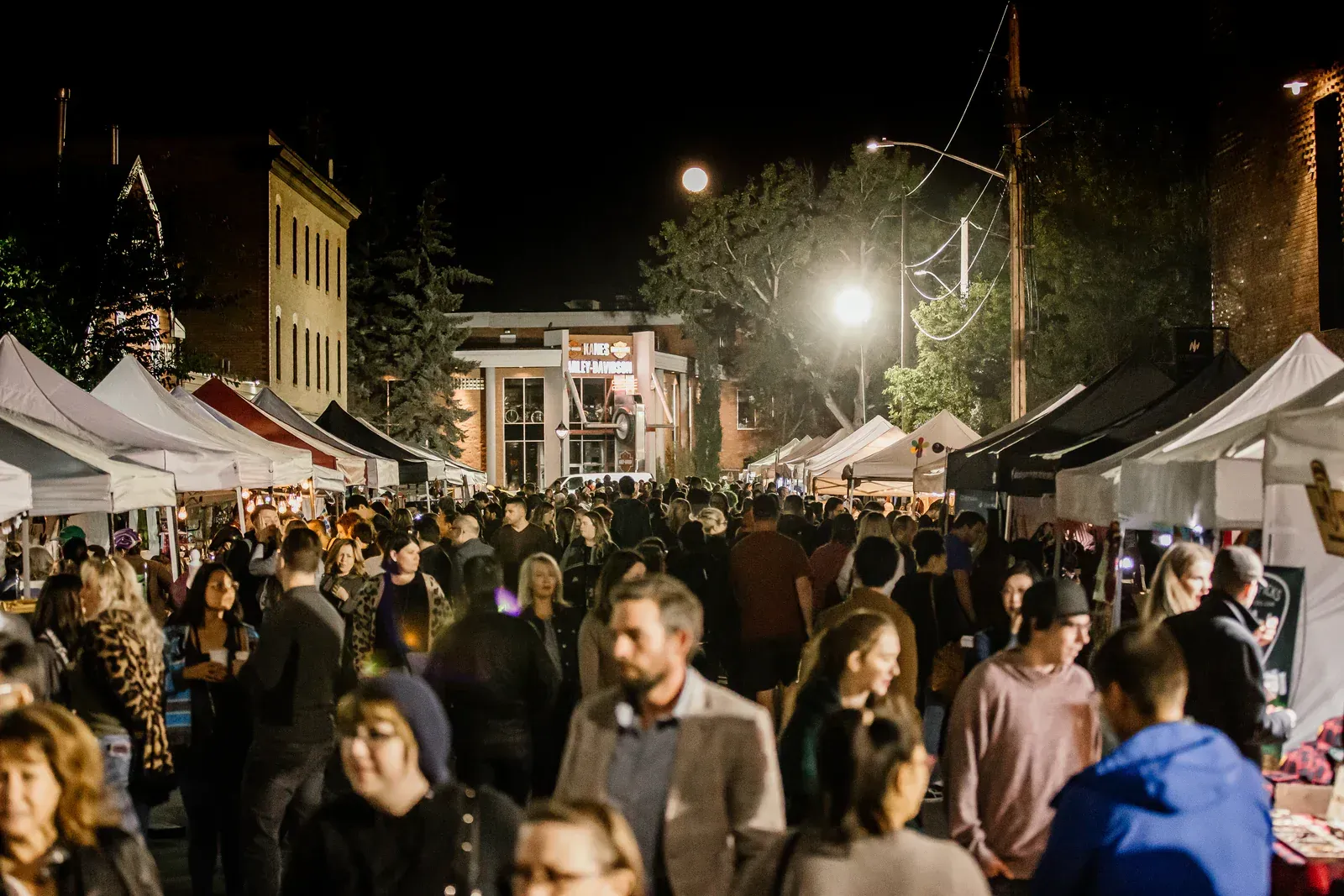 Inglewood Night Market in Calgary, Alberta.