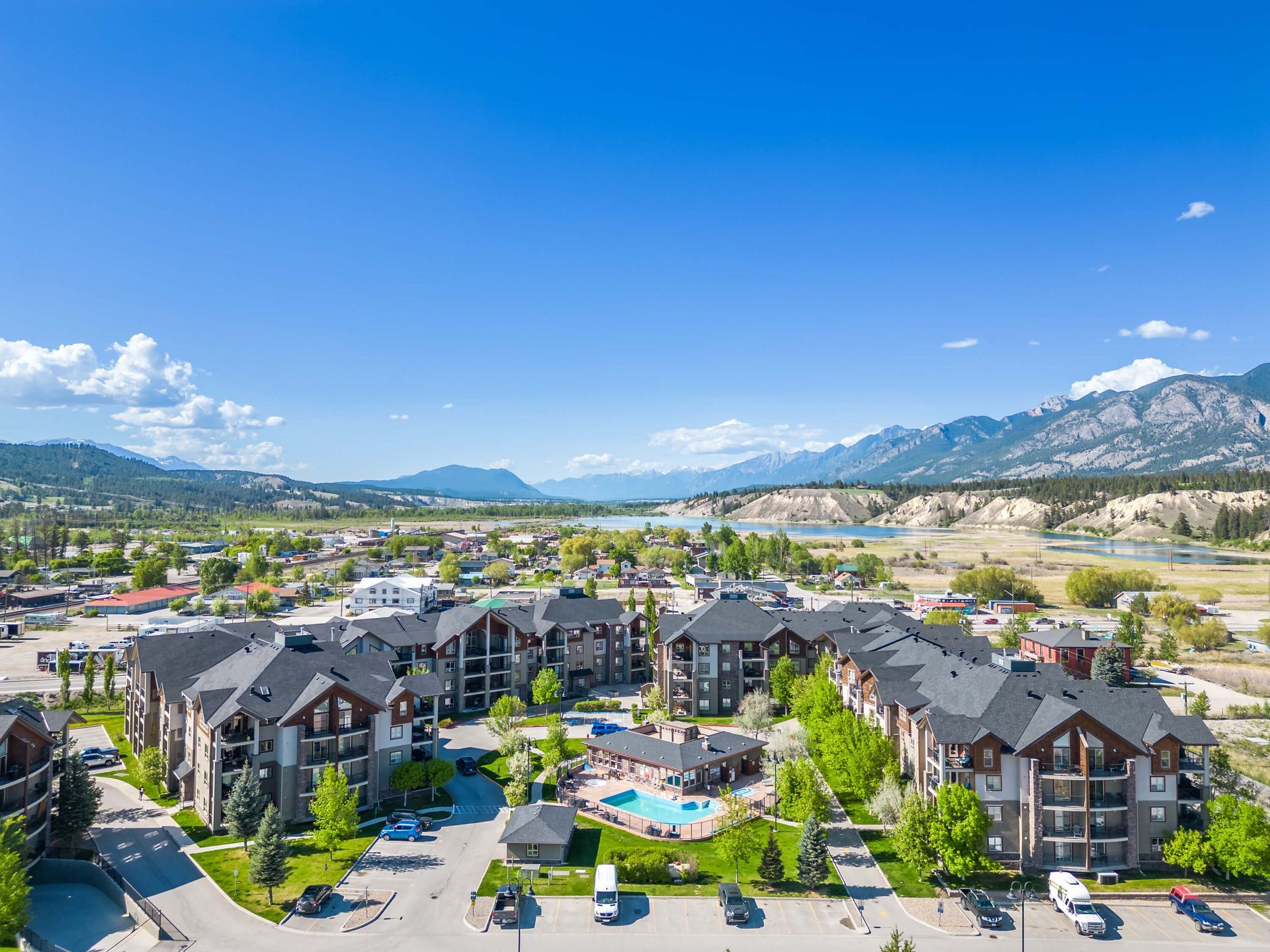 the Lake Windermere Pointe Condos in Invermere, BC managed by Aisling Baile Property Management