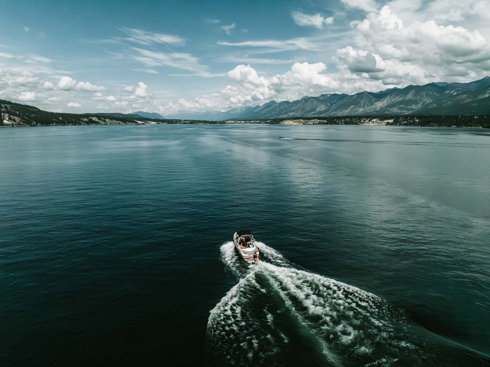 Invermere boat rentals, launches, and storage options in the Columbia Valley. 