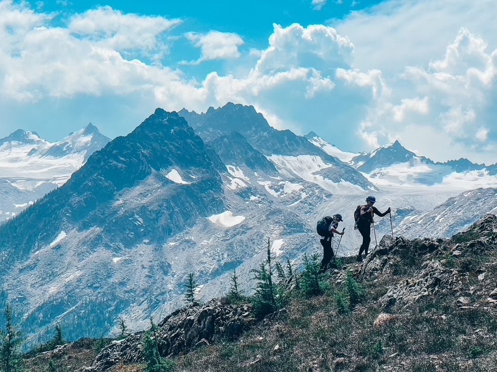 Guided backpacking tour with Playwest Mountain Experiences. 