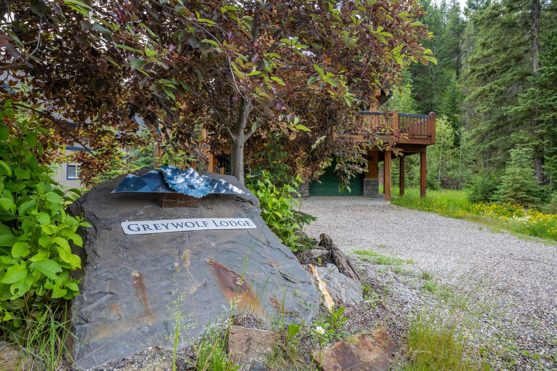 Entrance to the Greywolf Lodge in Panorama Mountain Resort. A BC Vacation Rental hosted by Aisling Baile Property Management.