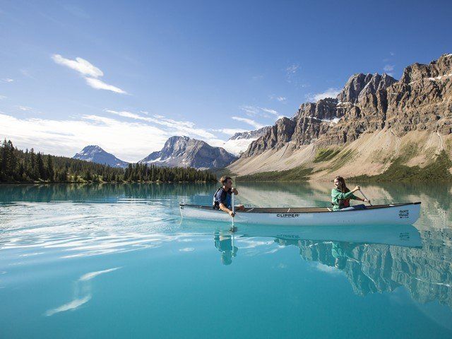 Paddling the Bow River