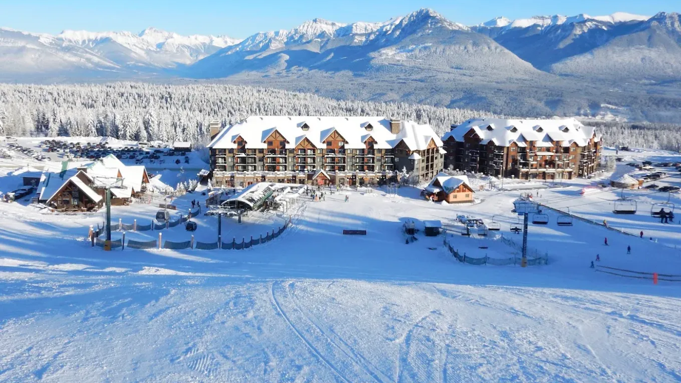 Mountainside community of Fairmont Hot Springs, BC.