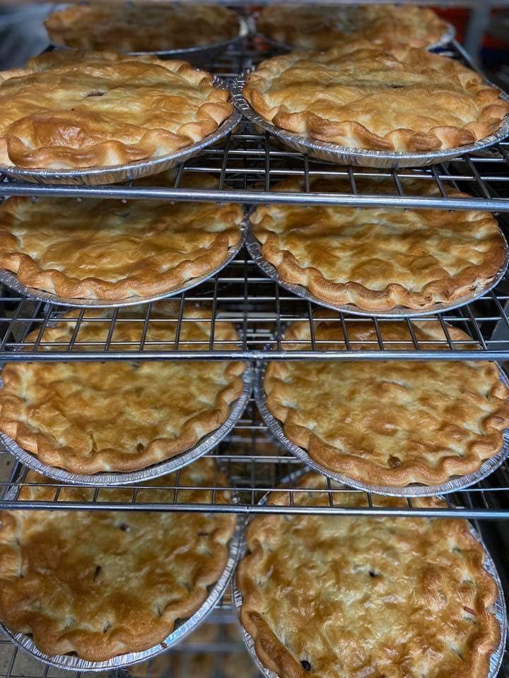 Pies On Display - Baked Goods in Wodonga, VIC