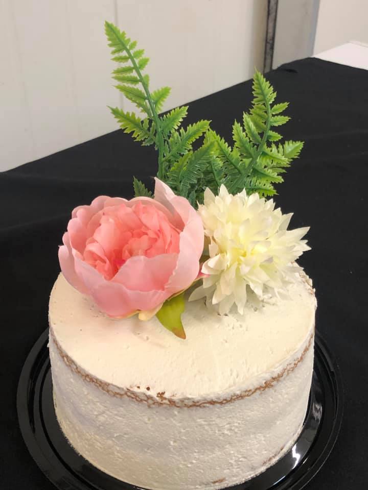 Cake With Flower On Top - Baked Goods in Wodonga, VIC