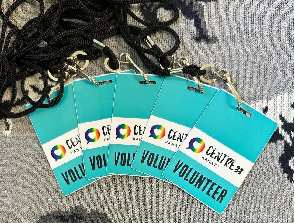 Centre33 Volunteer tags