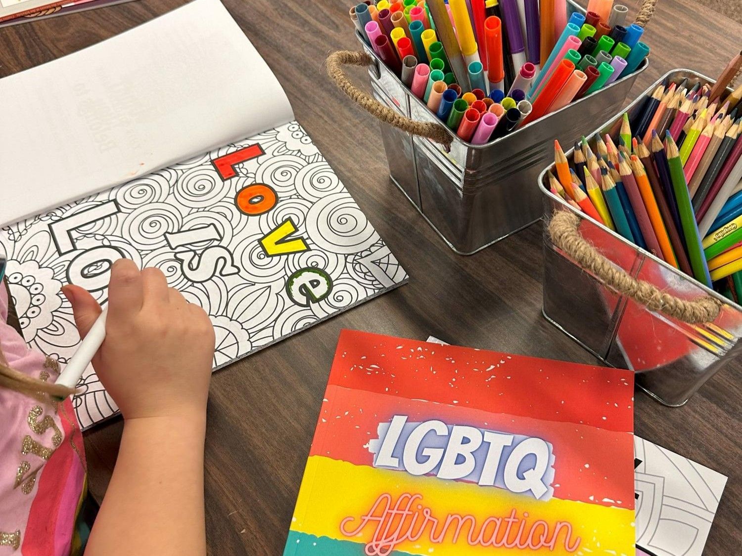 Alphabet Soup coloring book session