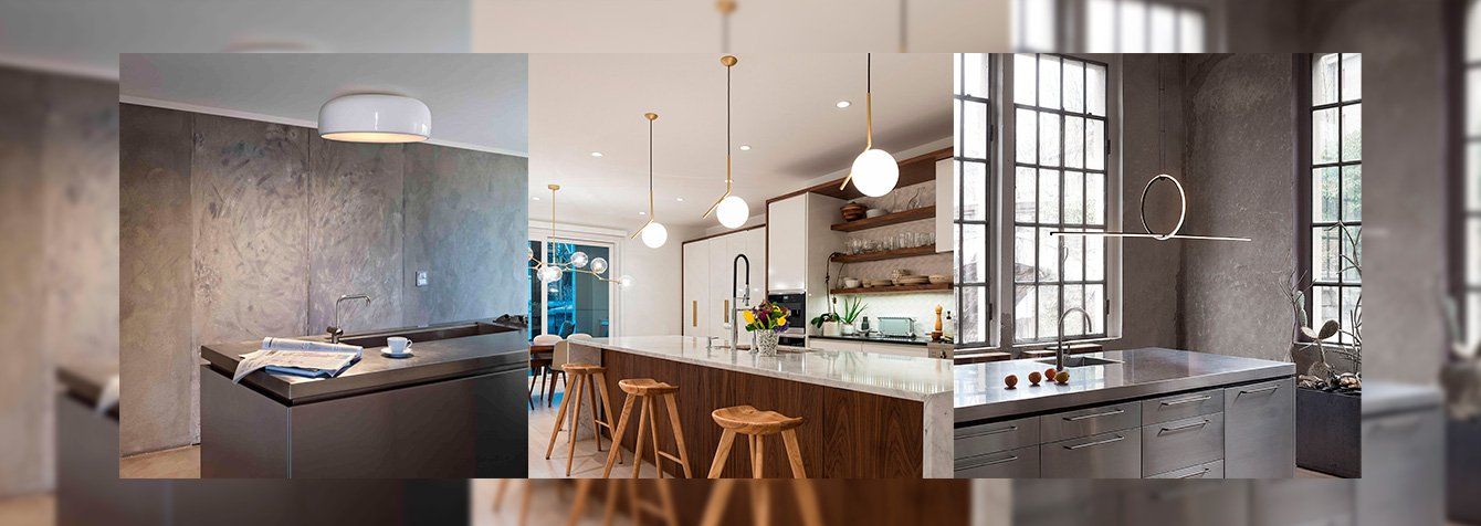 Las IC Lights por el premiado diseñador Michael Anastassiades iluminan tu cocina