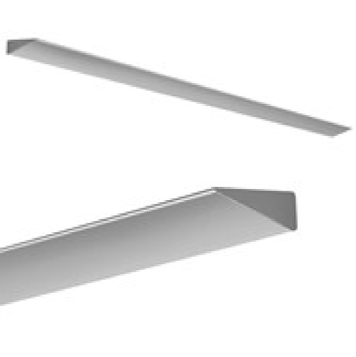 Un par de pinzas de acero inoxidable sobre un fondo blanco.