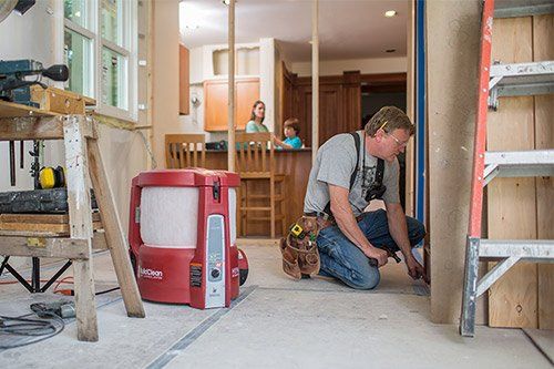advantage services used buildclean for home remodeling and renovations to limit dust from homes