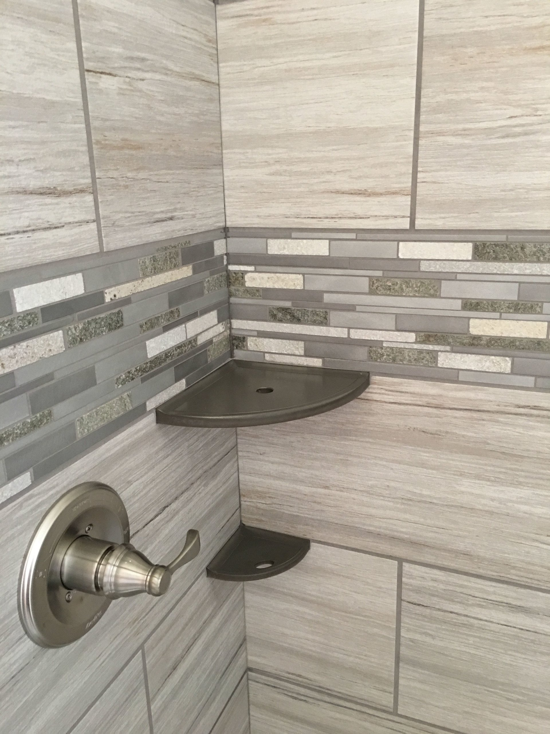 Shower Tile Border, Bathroom Tile Border Design Ideas
