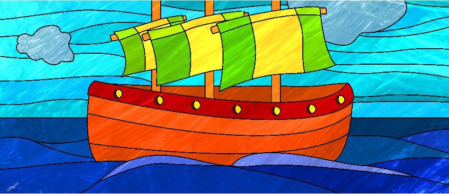 איור ויטראז' - 12 השבטים - שבט זבולון