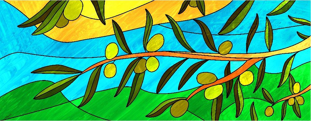 איור ויטראז' - 12 השבטים - שבט אשר