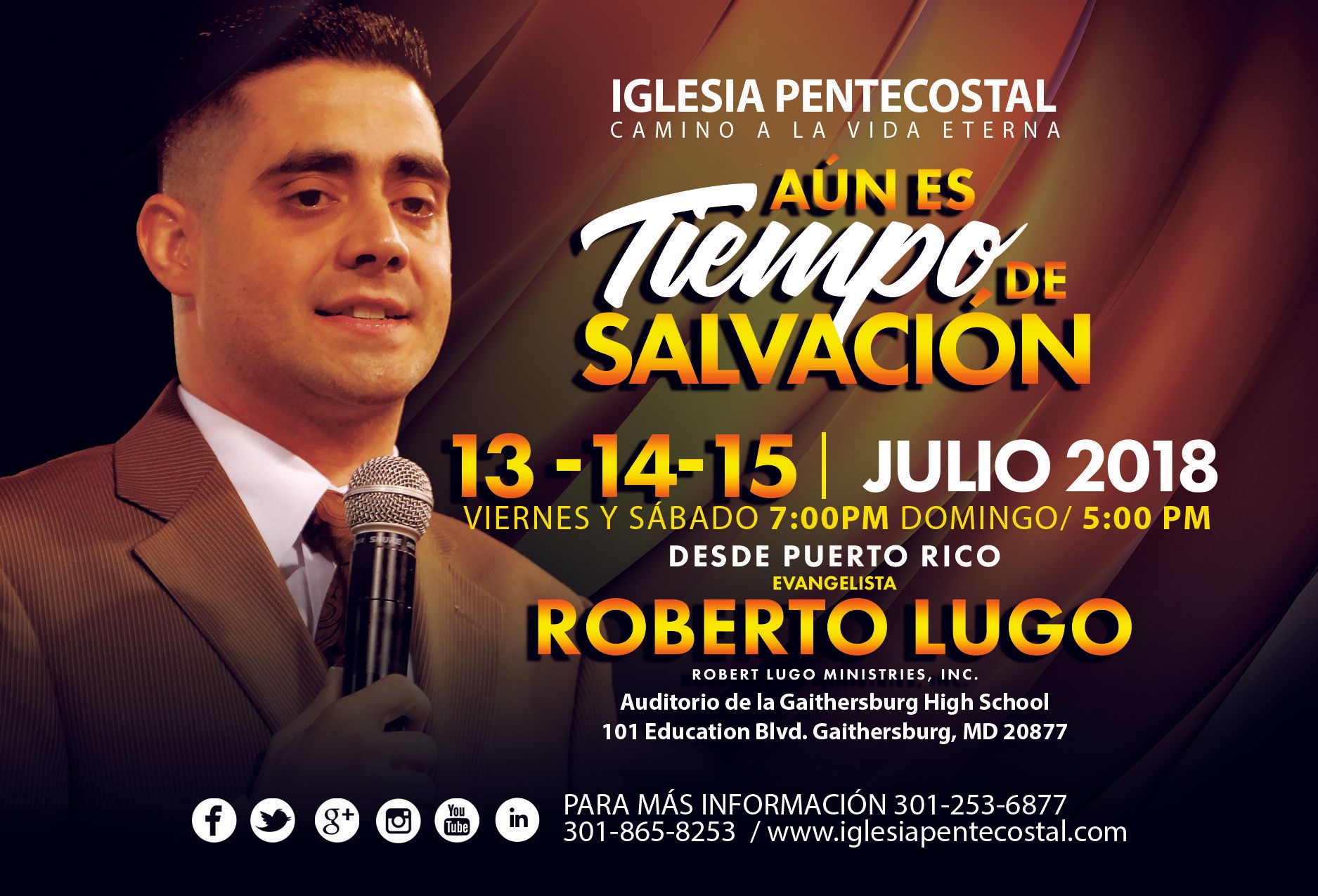 Aun es Tiempo de Salvación 2019 Evangelista Roberto Lugo