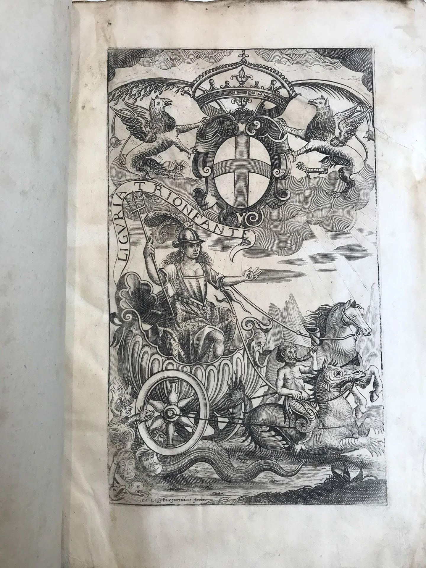 Rappresentazione su libro antico