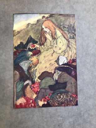 Disegno a colori di una ragazza