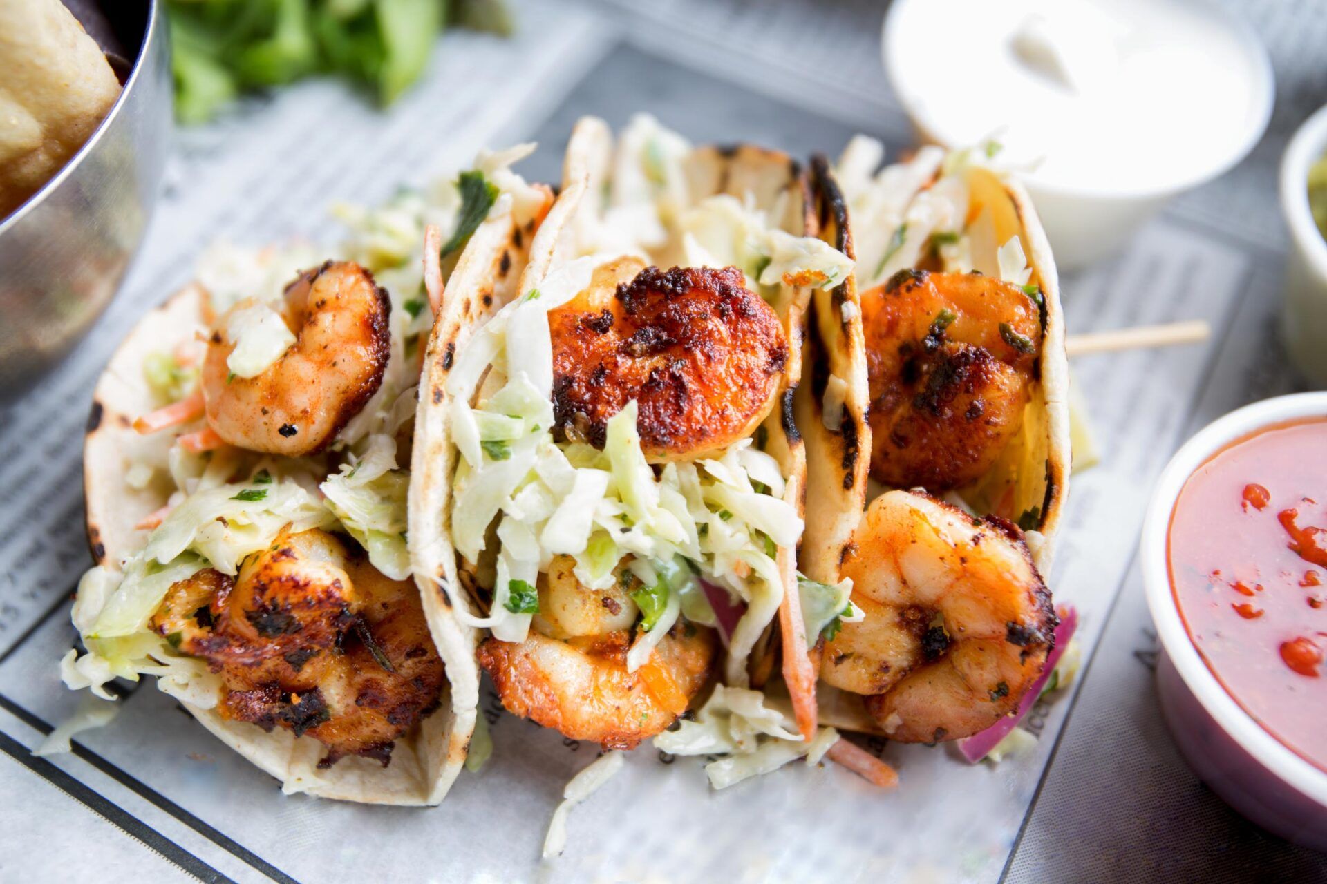 Delicious Shrimp Tacos — Salinas, CA — Bankers Casino