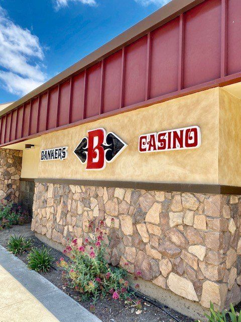 Bankers Lounge Signage — Salinas, CA — Bankers Casino