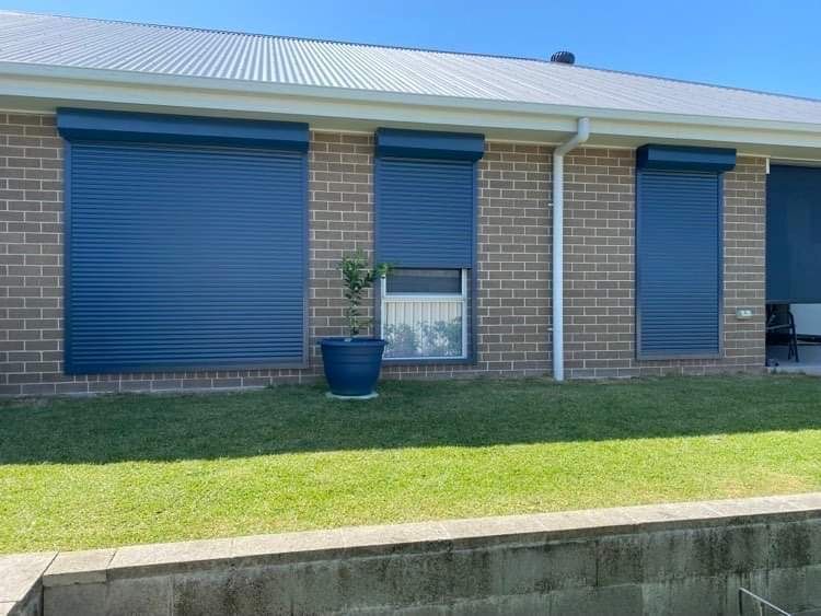 House With Window Shutters — Maxview Blinds and Shutters in Maitland, NSW
