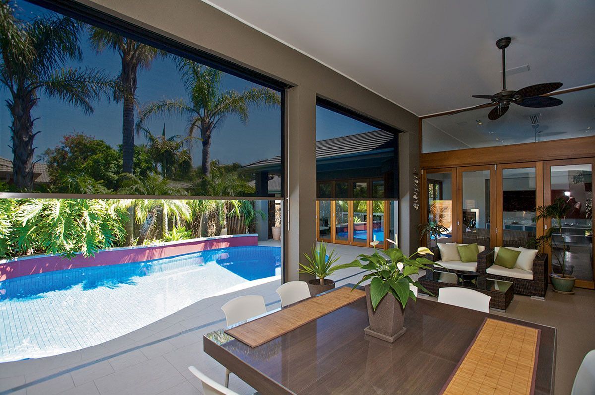 A Room With Window Blinds On It — Maxview Blinds and Shutters in Beresfield, NSW