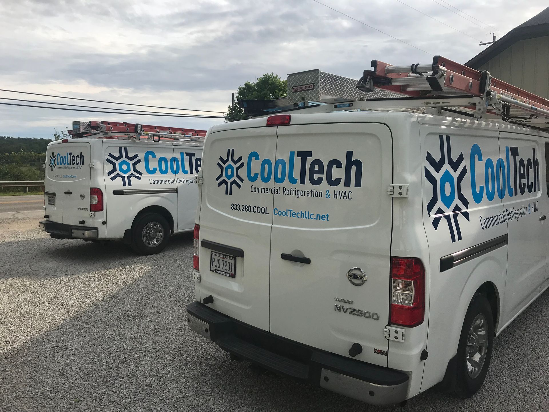 About Us - Service Trucks on a job location