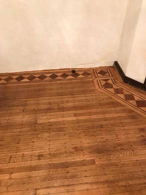 Hardwood Floor with Pattern on Side — St. Louis, MO — Heritage Hardwood Floors, Inc