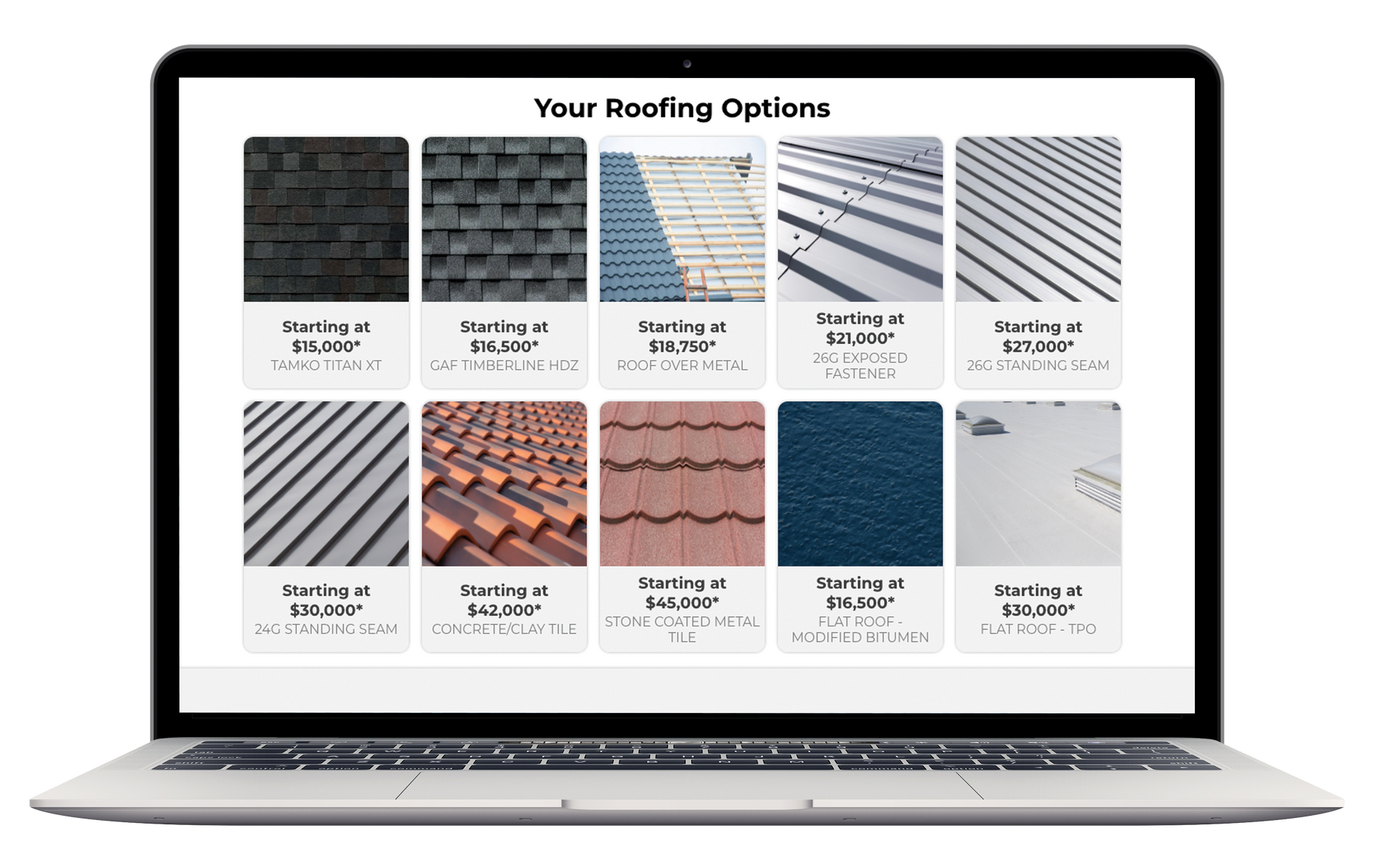 A laptop is open to a contractor portal page