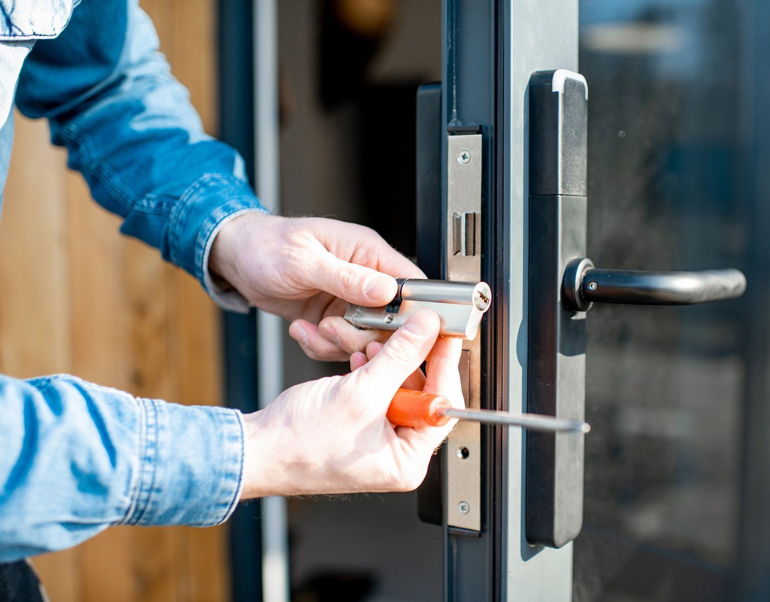 Repairing a Commercial Lock — West Hollywood, CA — Emerson's Locksmith Co