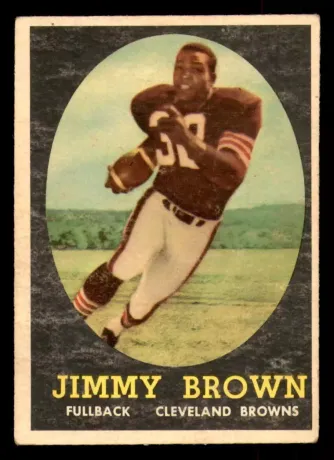 Jimmy brown is a fullback for the cleveland browns