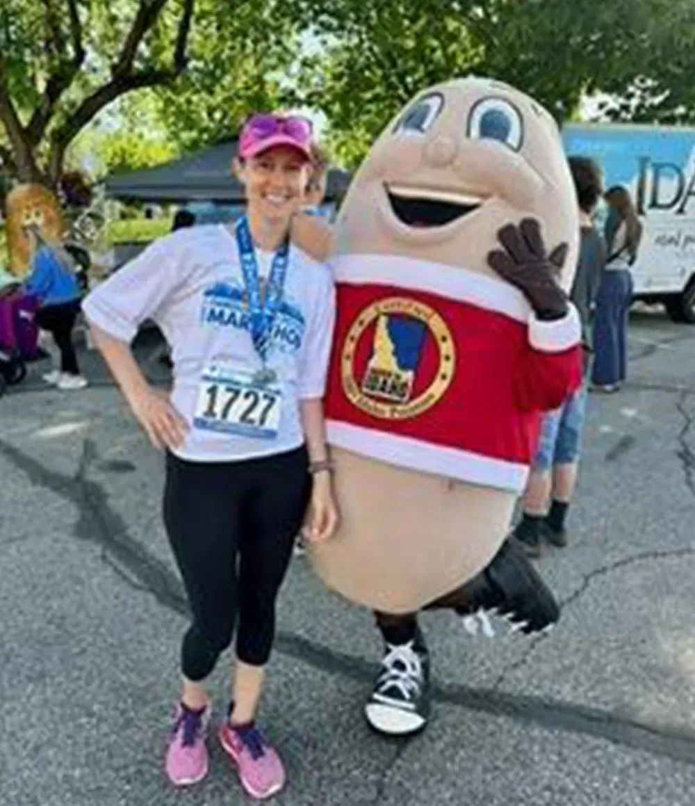 Tamara McDonald at race 