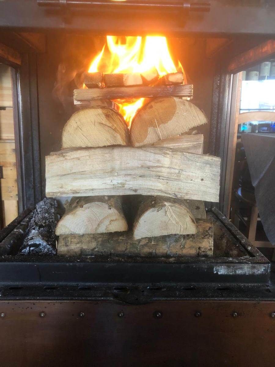 caminetto ristorante bellagrado da cesare di grado