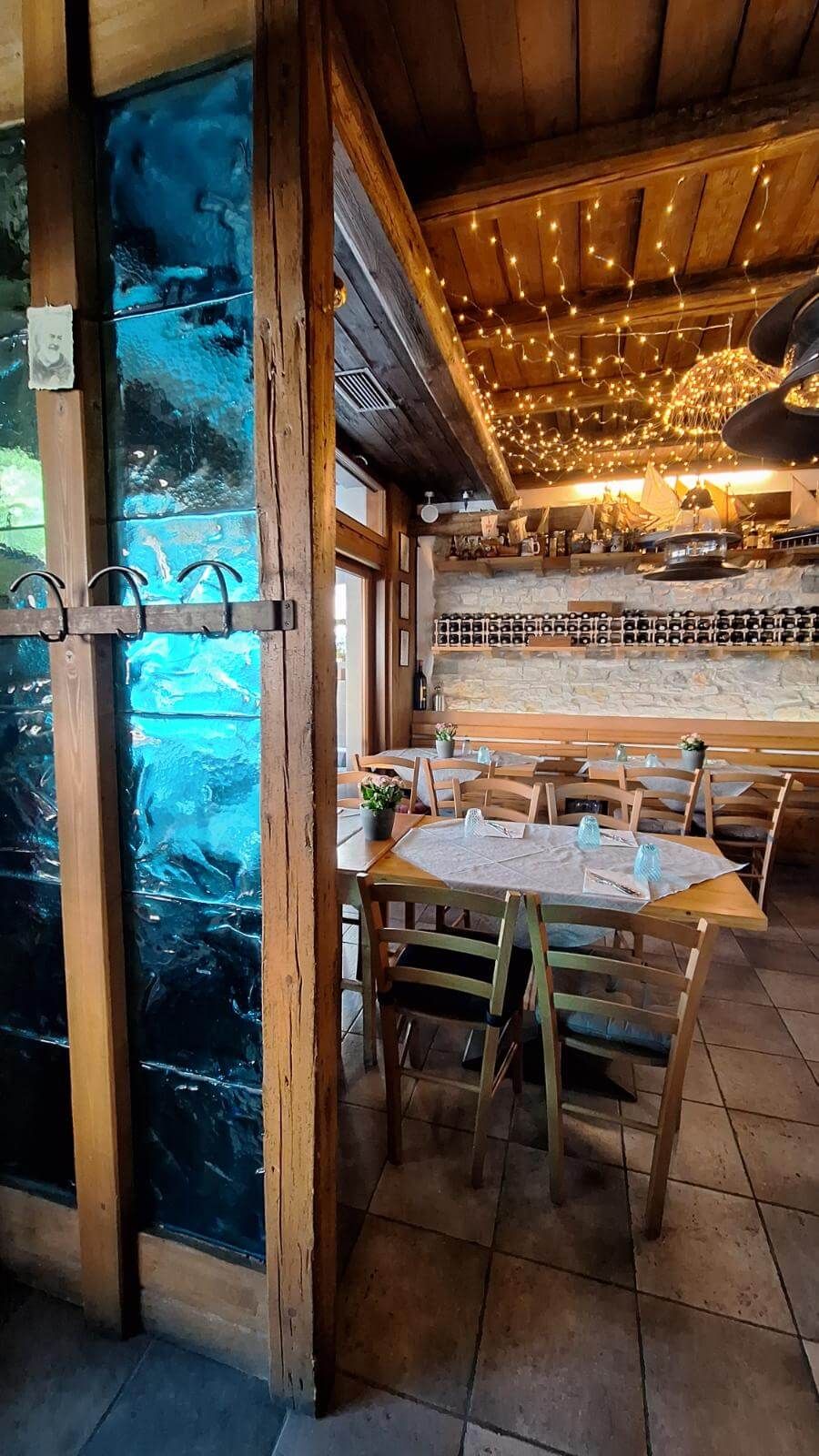 interno ristorante bellagrado da cesare di grado