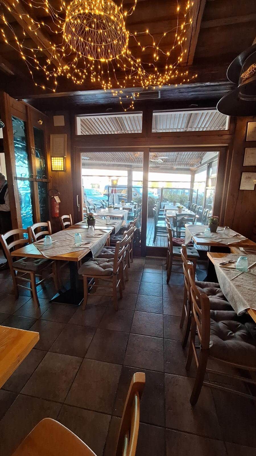 interno ristorante bellagrado da cesare di grado