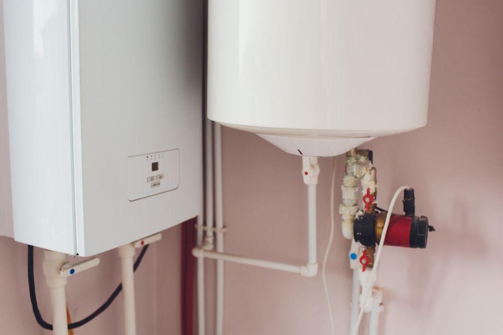 White Water Heater and Boiler Mounted — One Flush Plumbing Service In Helensvale, QLD