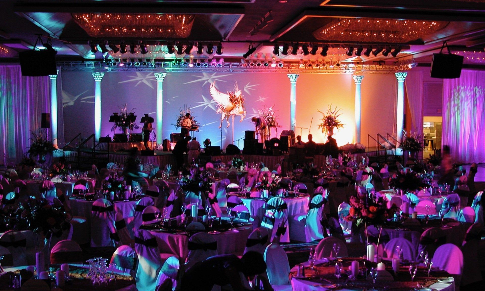 Corporate events lighting