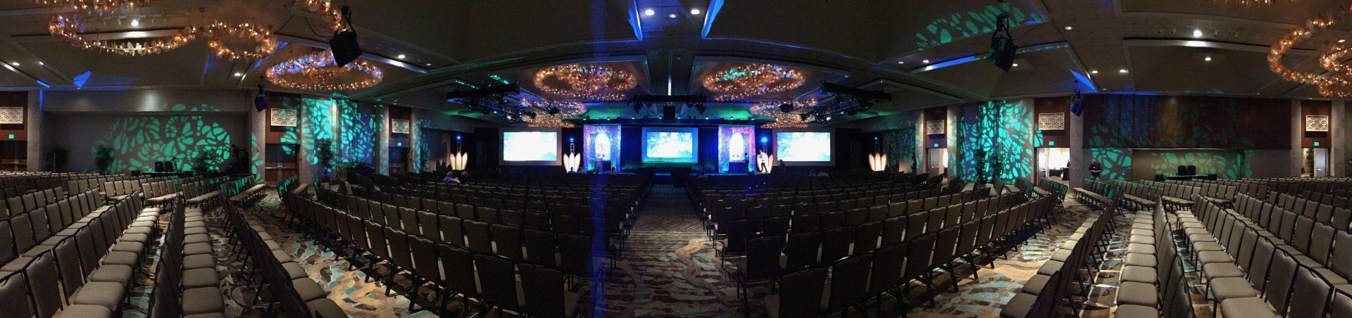 Corporate events lighting