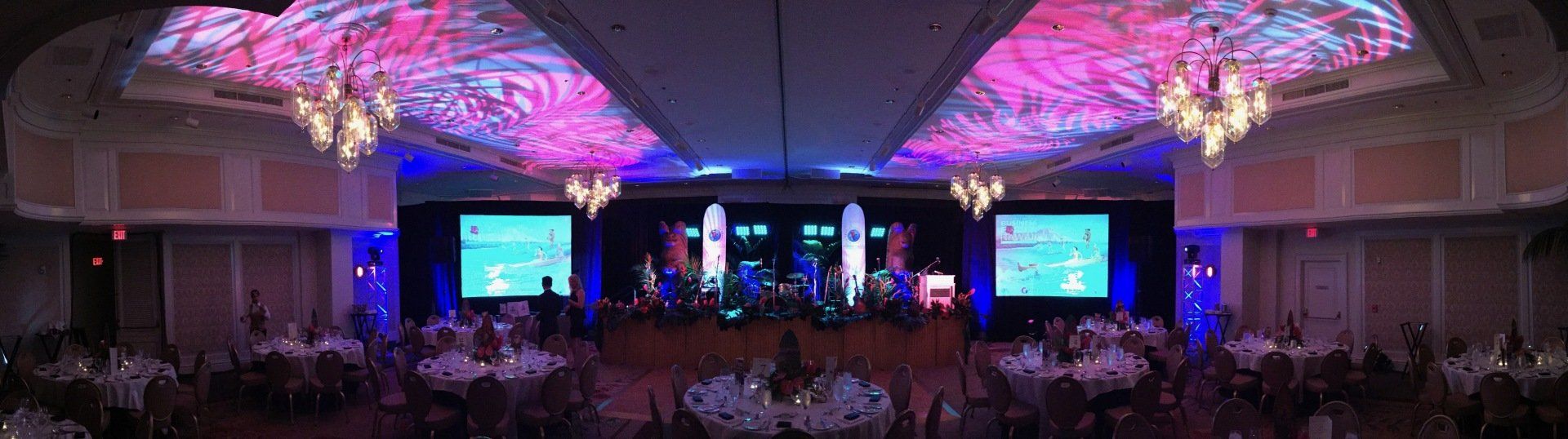 Corporate events lighting