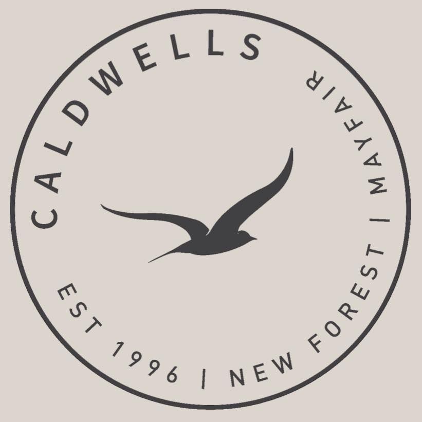 Circular logo with the text for Caldwells Estate Agents