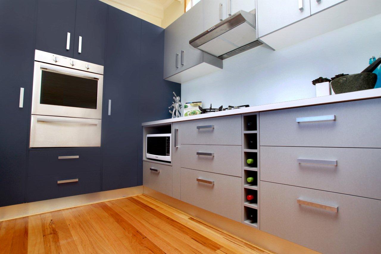 kitchen wine rack wall