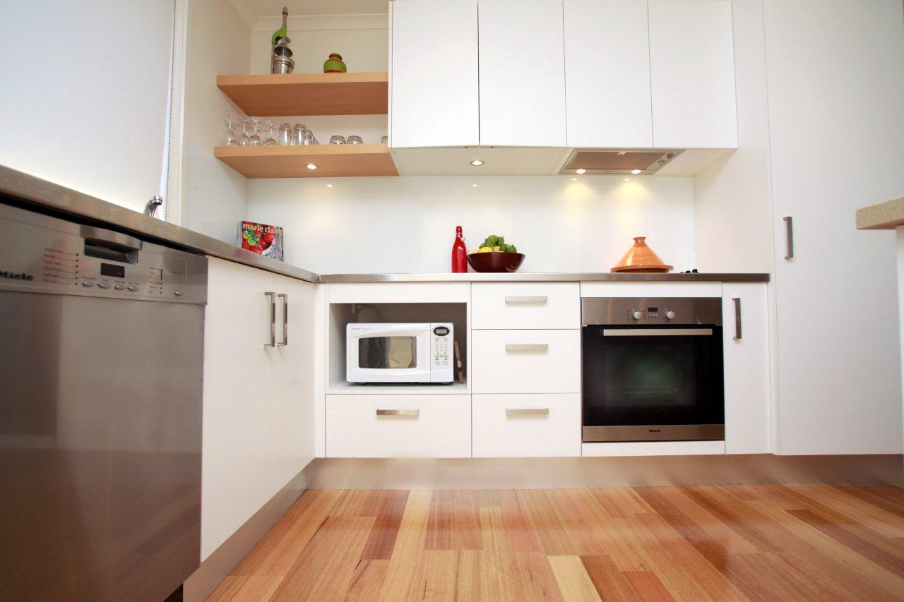 simple custom designed kitchen