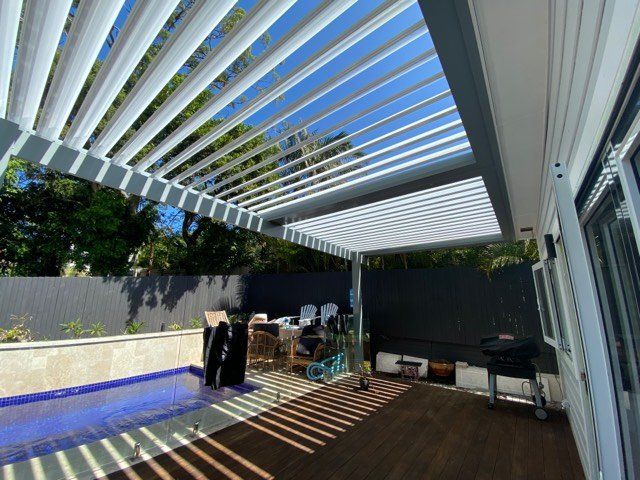 Modern Louvred Roof Installation — Louvred Roofs in Tuggerah, NSW