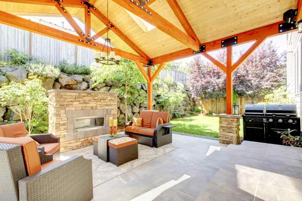 Patio With Wood Insulated Ceiling
