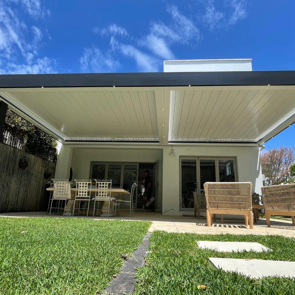 Large Painted Patio Roof — Patio Roof Installation in Tuggerah, NSW