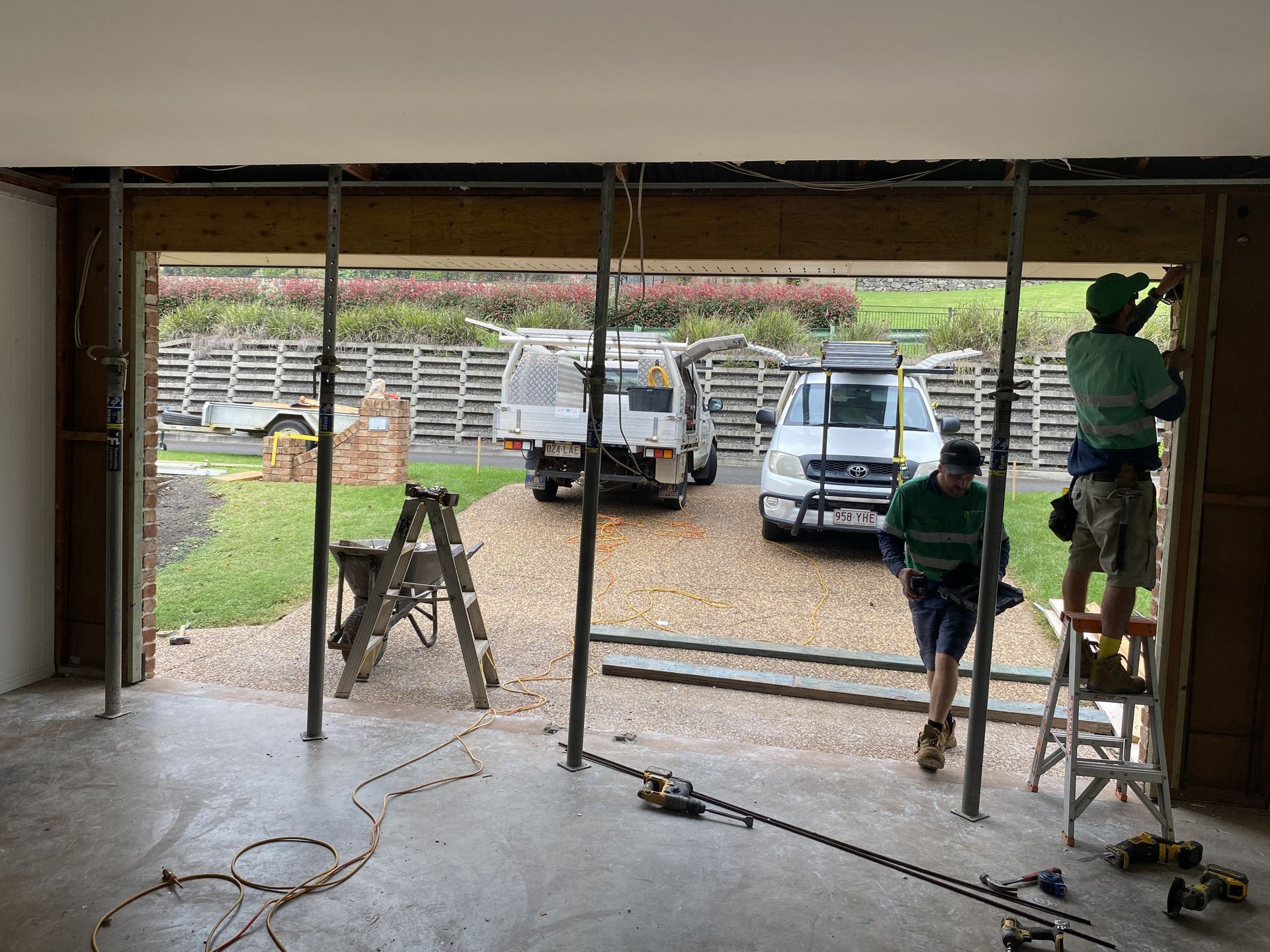 Opening modifications to a garage door in toowoomba